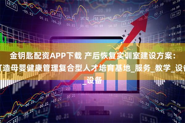 金钥匙配资APP下载 产后恢复实训室建设方案：打造母婴健康管理复合型人才培育基地_服务_教学_设备