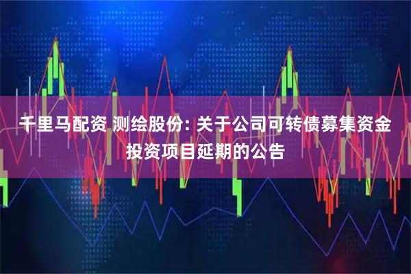 千里马配资 测绘股份: 关于公司可转债募集资金投资项目延期的公告
